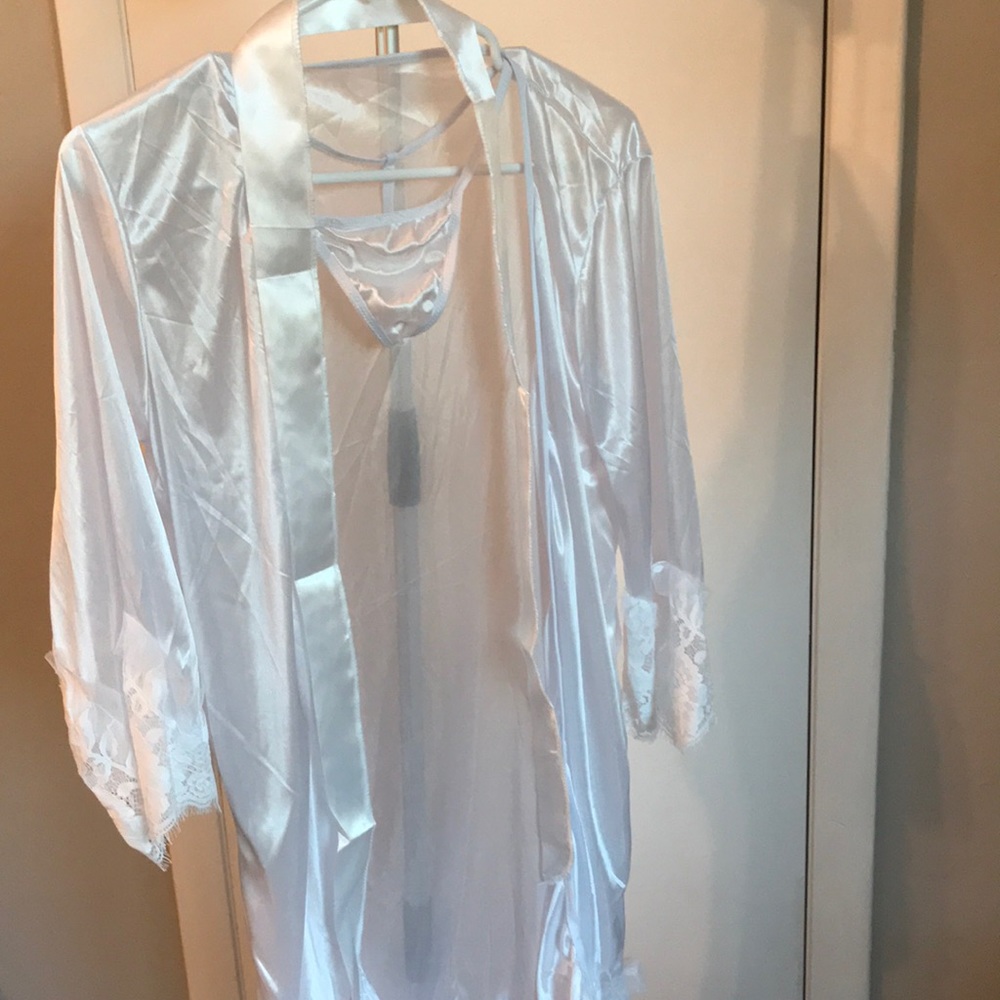 White Sexy Night Gown